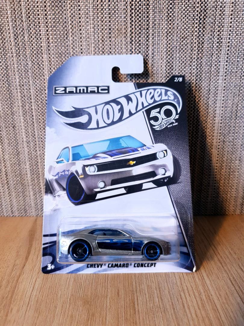 Hot Wheels 50th Anniversary ZAMAC edition Chevrolet Camaro Concept Hobbies Toys Toys Games on Carousell