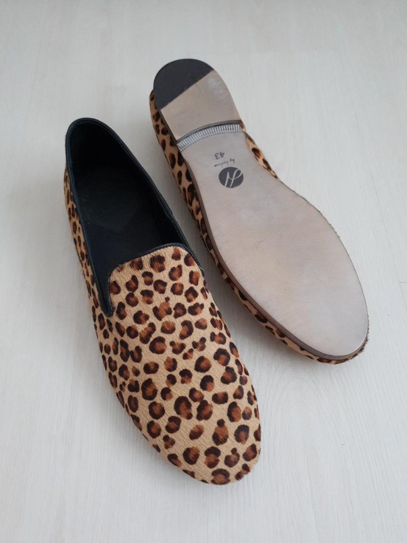 Men leopard print clearance shoes