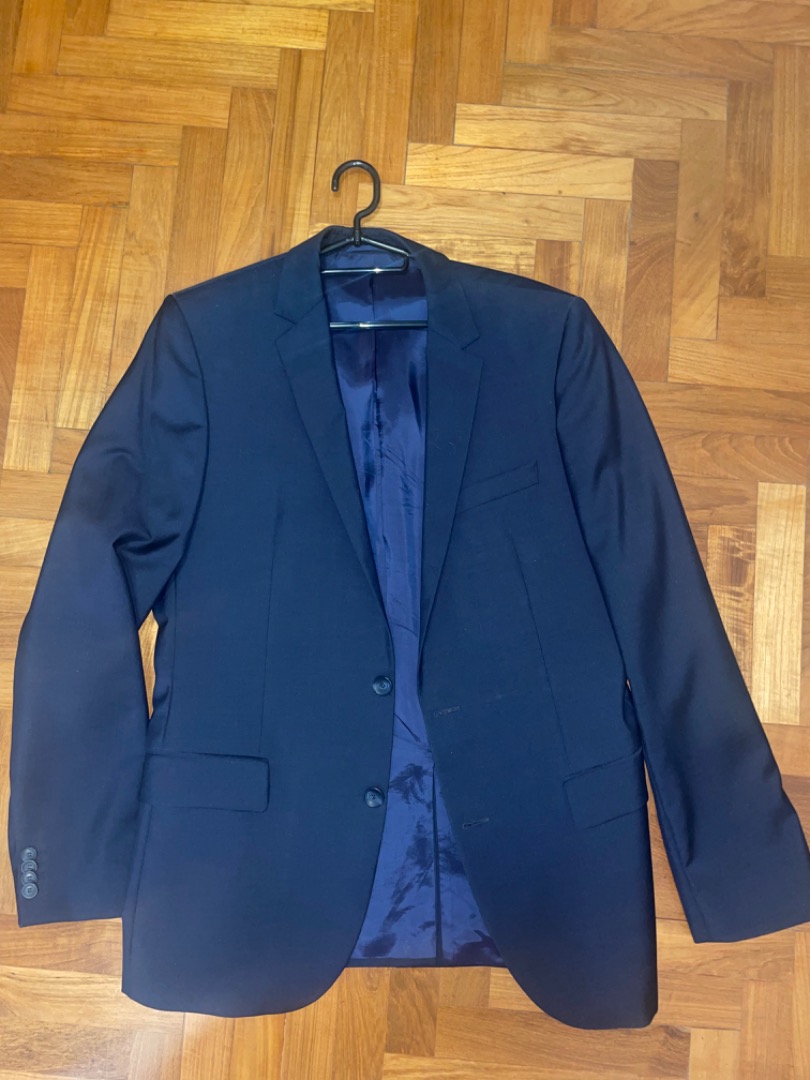Hugo Boss Navy Suit and Pants Size 50, Men's Fashion, Tops & Sets, Sets