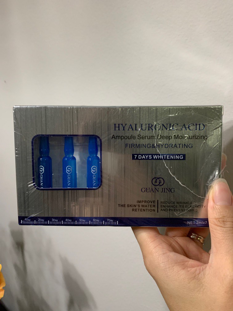 Hyaluronic Acid Ampoule Serum, Beauty & Personal Care, Face, Face Care ...