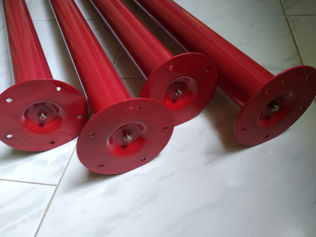 IKEA RADDISH DIY Red Table Legs, Furniture & Home Living, Furniture ...