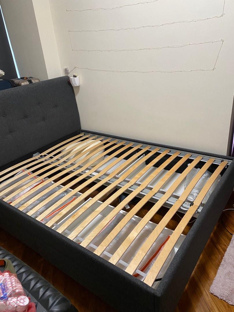 IKEA Idanas Bed Frame, 傢俬＆家居, 傢俬, 床架及床褥 Carousell