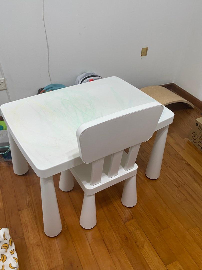 Ikea Mammut kids Table and Chair, Babies & Kids, Baby Nursery & Kids ...