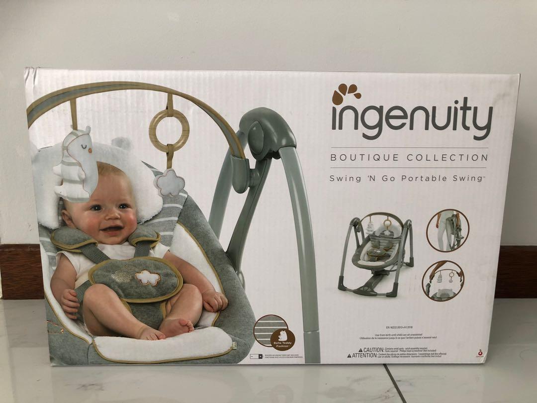 Ingenuity Swing ‘N Go Portable Swing, Babies & Kids, Infant Playtime on