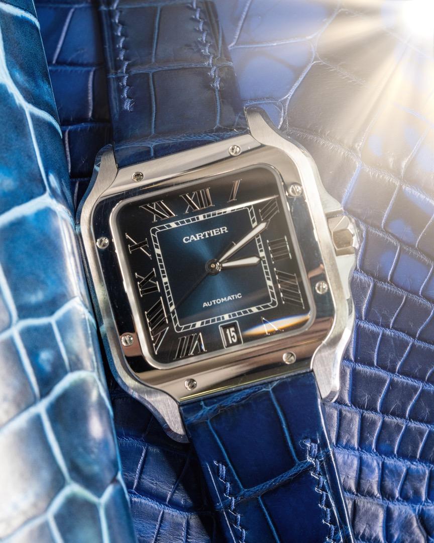 Cartier santos 2019 blue top