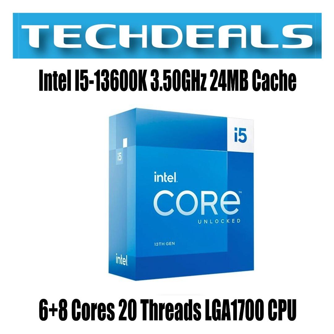 Intel I5-13600K | I5-13600KF 3.50GHz 24MB Cache 6+8 Cores 20 Threads  LGA1700 CPU
