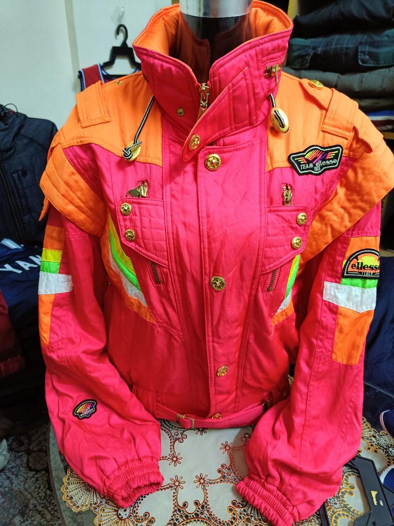 Rare Design Vintage Brand Ellesse Ski Jacket 1990s 