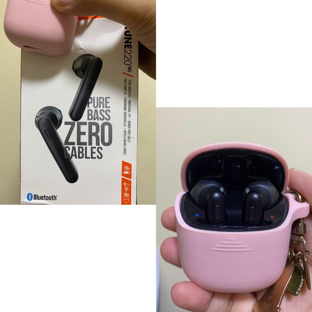 BUNDLE JBL E55BT Quincy Edition Wireless Headphones AND JBL TWS220 Wireless Earphones