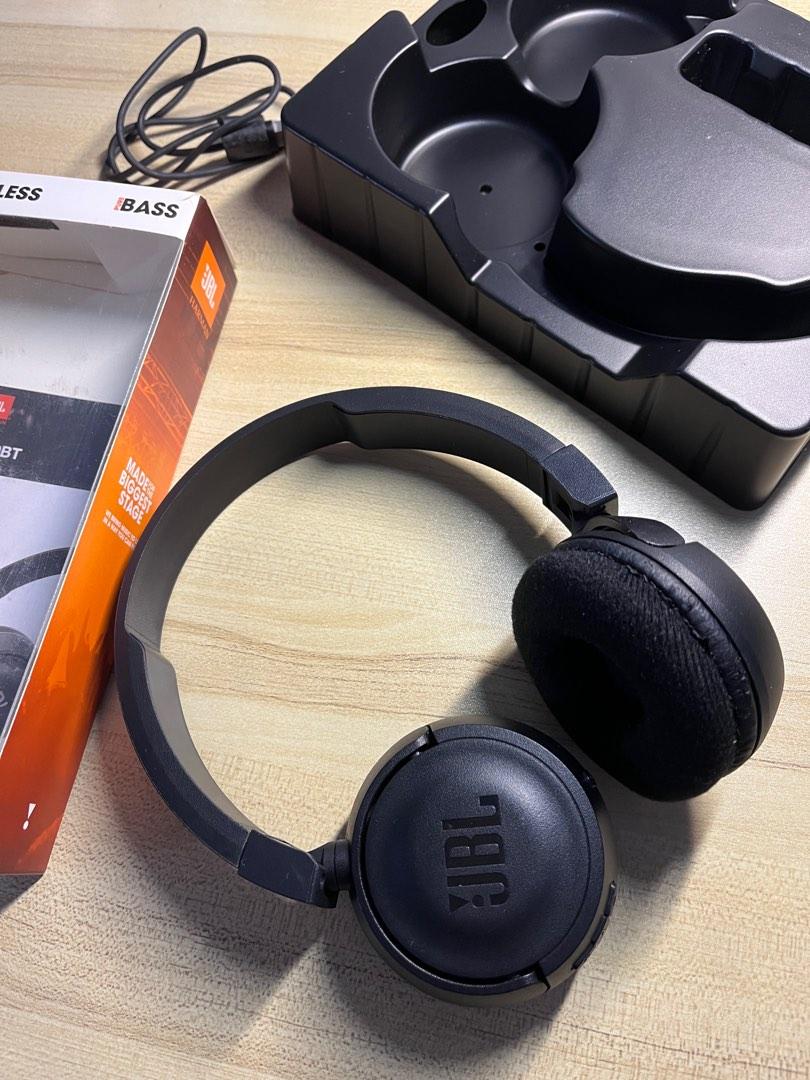 Jbl T450bt On Ear Bluetooth Kopfhörer In Schwarz JBL T450bt Wireless Bluetooth On-ear Headphones - Black, Audio