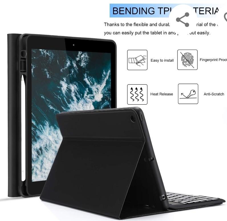 iPad 9th Generation Keyboard Case 10.2"(2021)/8th Gen/7th Gen