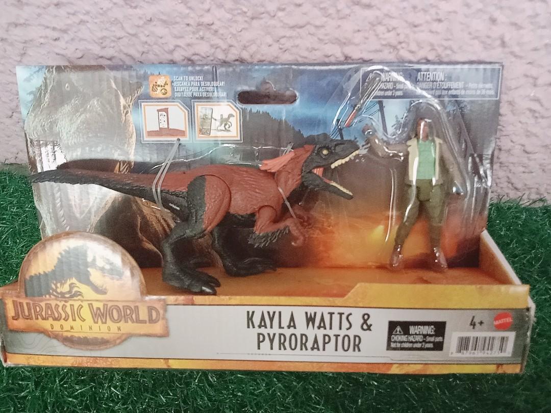 Jurassic World Dominion Pack Kayla Watts And Pyroraptor Dinosaur Action Figure Set Hobbies And Toys 