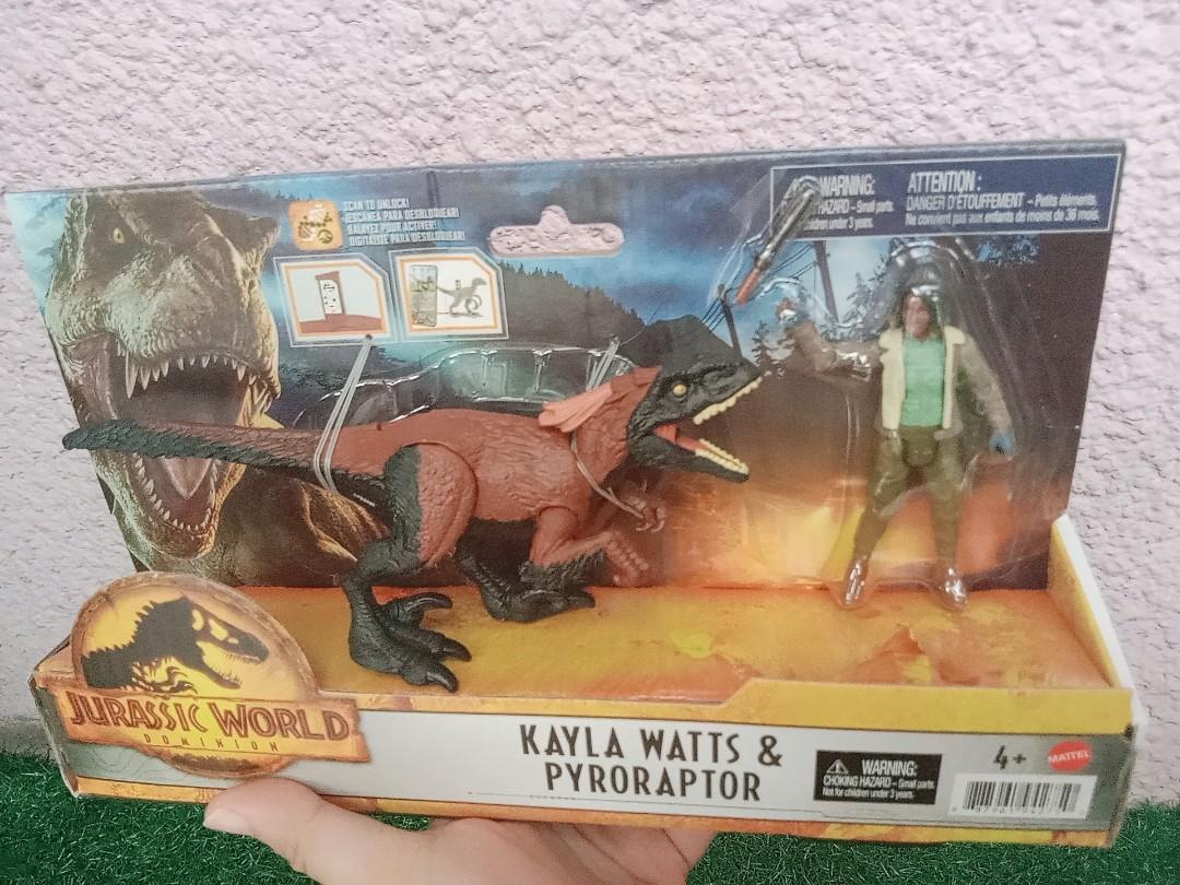 Jurassic World Dominion Pack Kayla Watts And Pyroraptor Dinosaur Action Figure Set Hobbies And Toys 