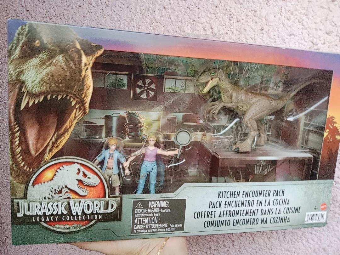 JURASSIC WORLD LEGACY Collection Kitchen Encounter Pack NEW IN BOX UK