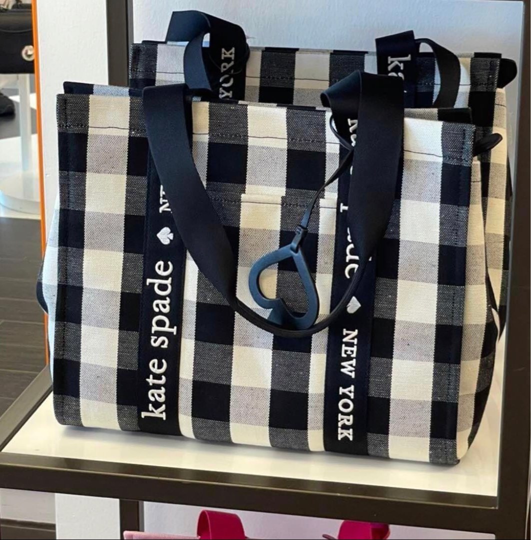 kate spade gingham purse