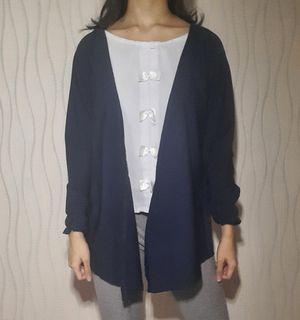 Kemeja Blazer All in One
