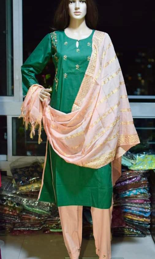 Kurti Palazzo dupatta set Manaf brand