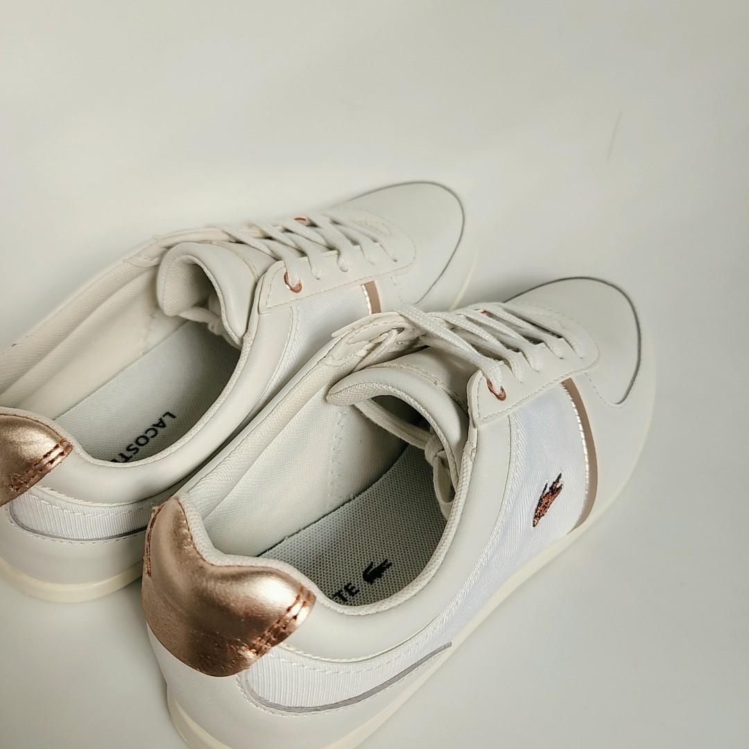 Lacoste Ortholite Women Sz 7 38 Women s Fashion Footwear Sneakers on Carousell