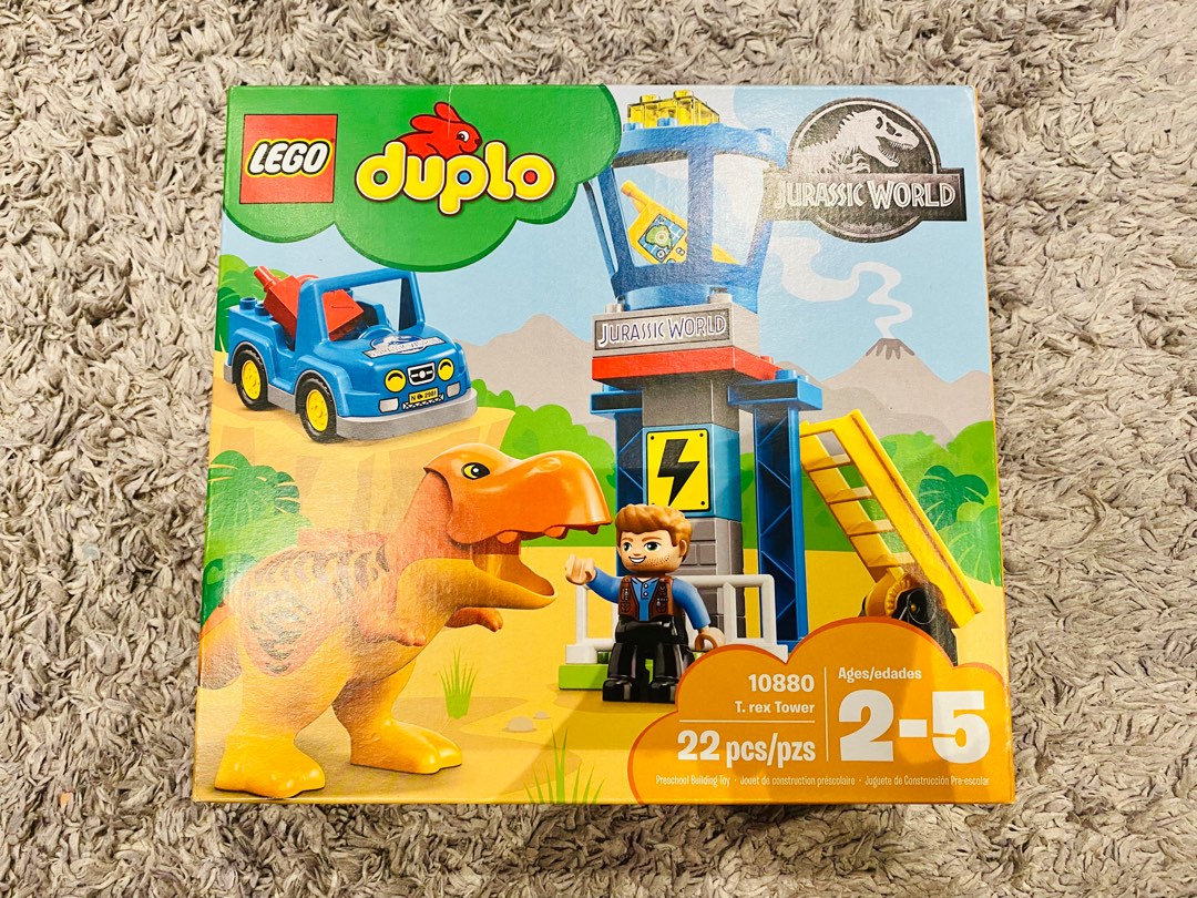 Lego Duplo Jurassic World T Rex Tower Set 10880 Hobbies And Toys Toys And Games On Carousell