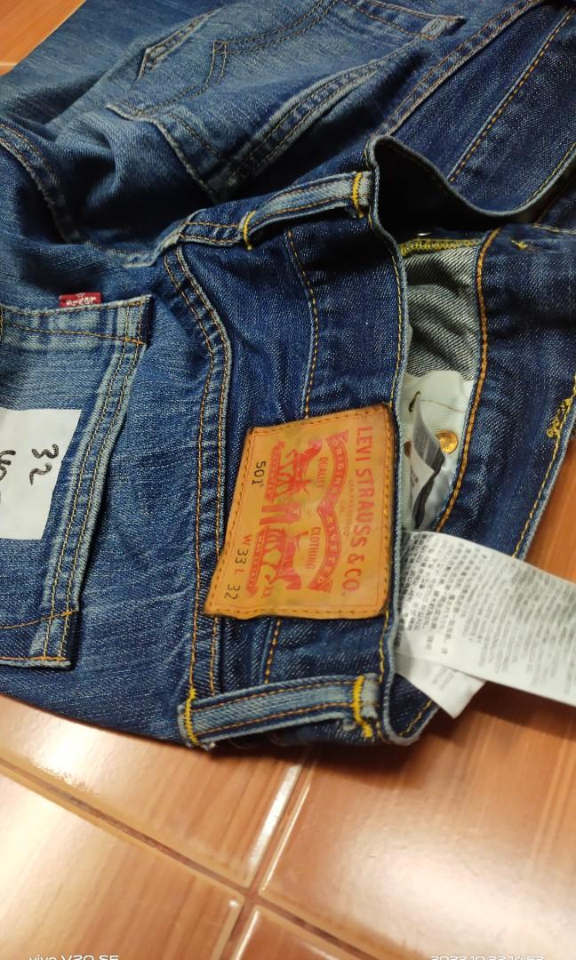 Levis 501 W33 L32 Men s Fashion Bottoms Jeans on Carousell
