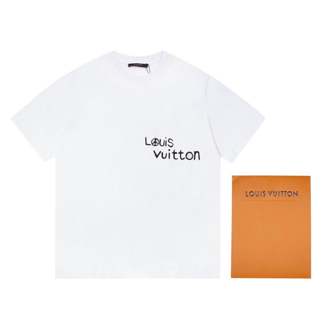 LOUIS VUITTON LV T-SHIRT / TEE (2 Colour), Luxury, Apparel on Carousell