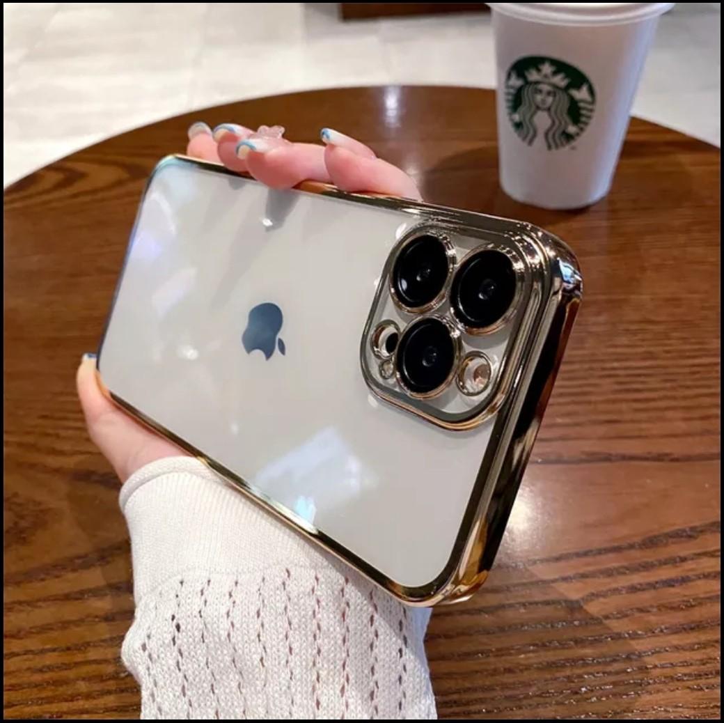 Luxury Square Clear Phone Case For iPhone 11 12 13 14 Pro Max XR X