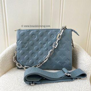 Louis Vuitton Coussin PM LV Motion Green in Puffy Lambskin with
