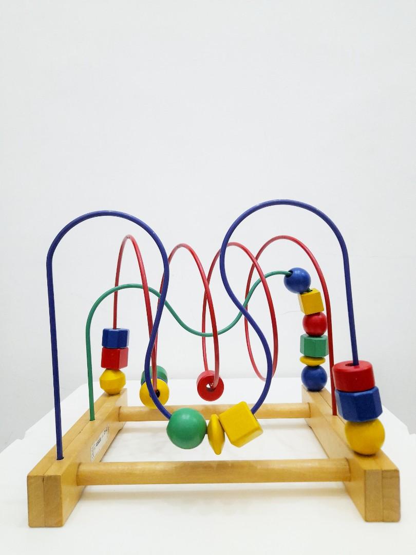 Mainan Bead Wooden toys Ikea, Bayi & Anak, Mainan & Baby Walker di
