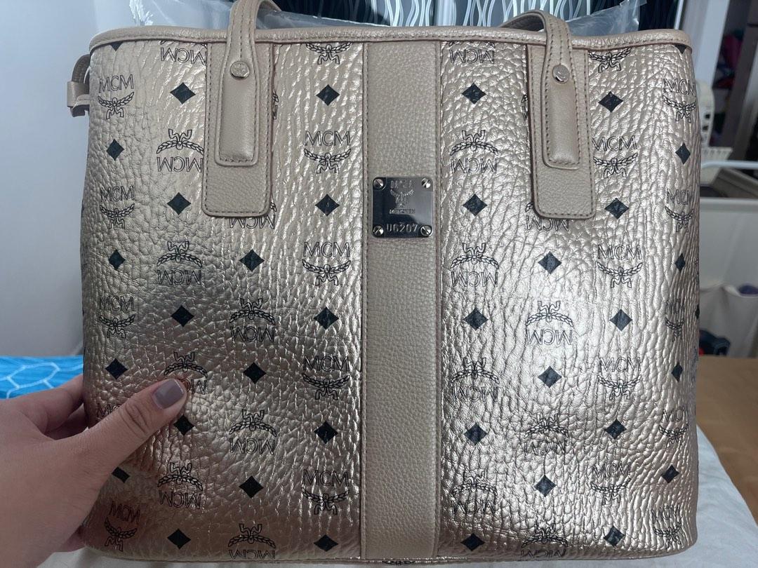 Mcm metallic 2025 tote