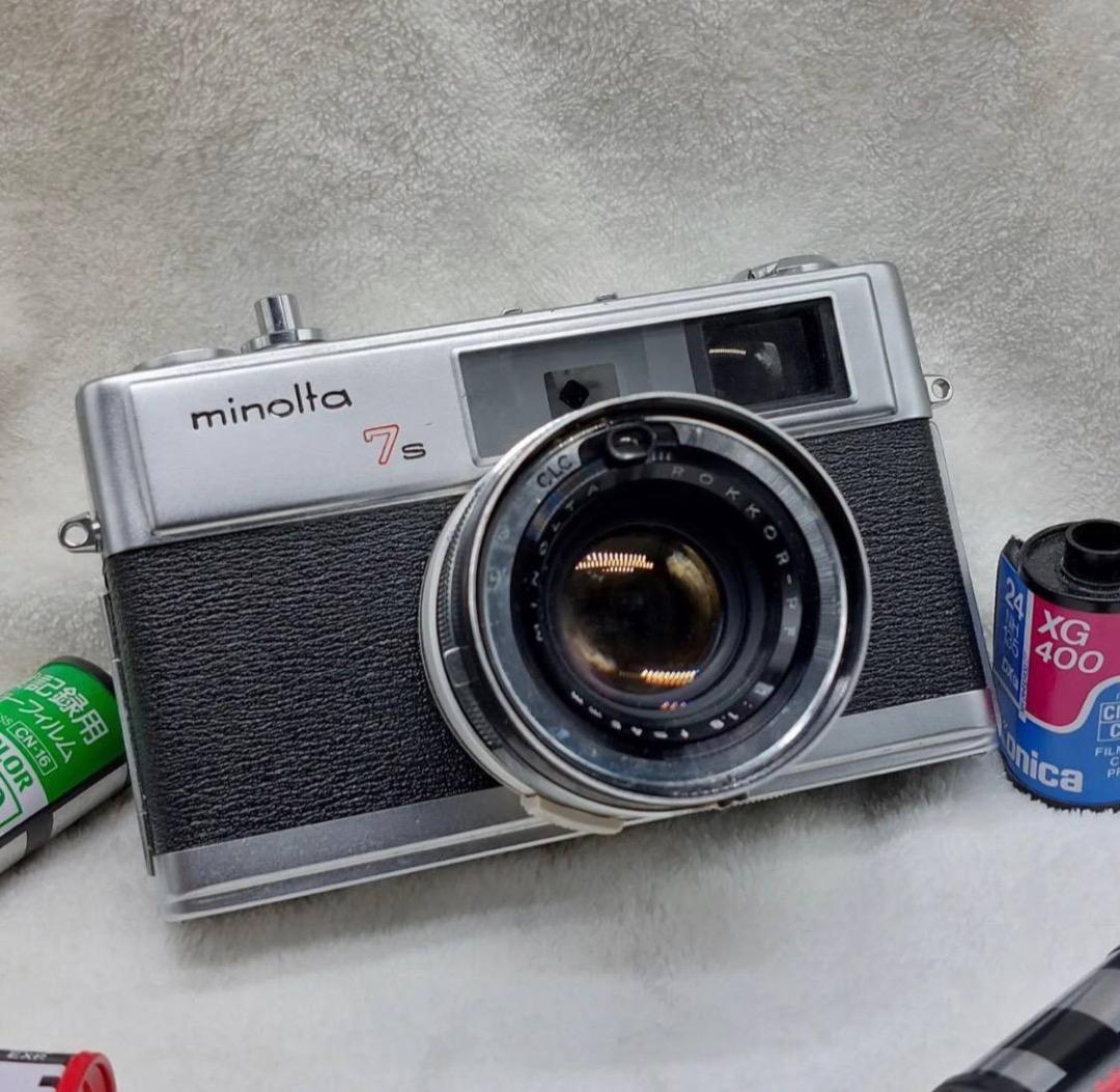 Minolta Hi-Matic 7s Rangefinder Film Camera, Photography, Cameras on ...