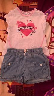 Moose girl shirt &shorts