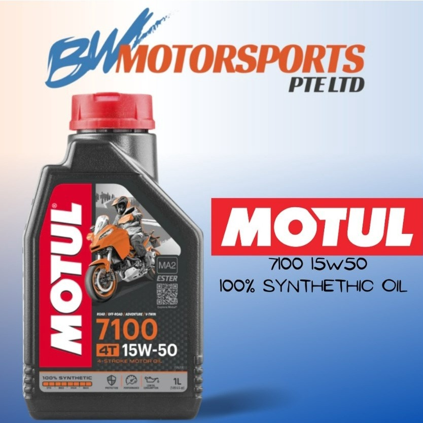 MOTUL 7100 15W-50 4T (1 Litre) 100% SYNTHETHIC, Motorcycles, Motorcycle  Accessories on Carousell