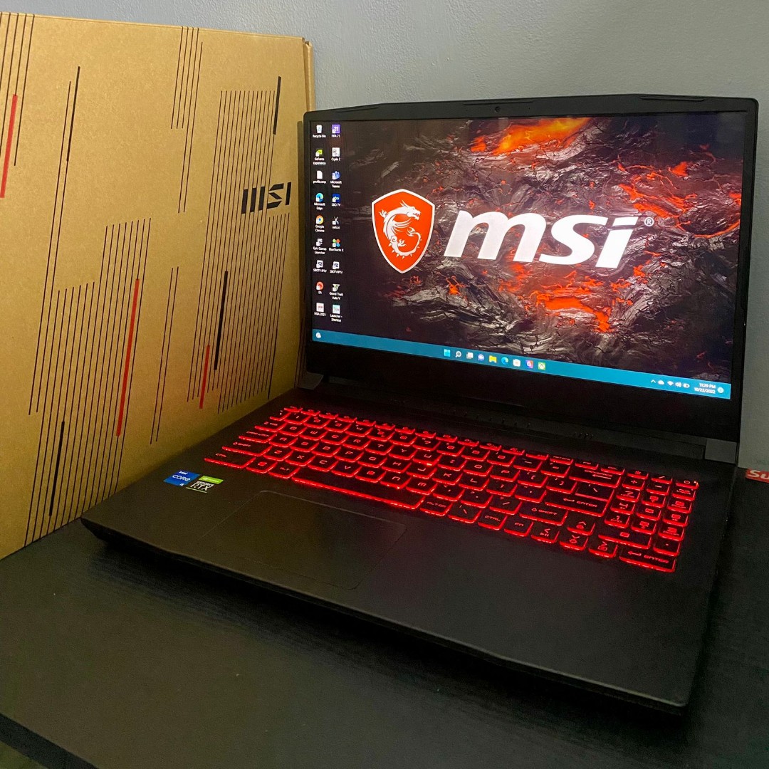 MSI RTX 3050 16gb Nvme SSD I5 GF66 Katana tt Laptop I7 Gaming Asus Rog ...