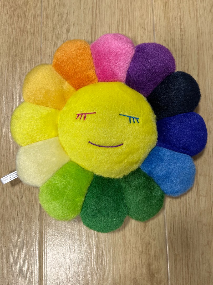 村上隆花花MURAKAMI TAKASHI Flower Cushion / rainbow (30cm), 興趣及