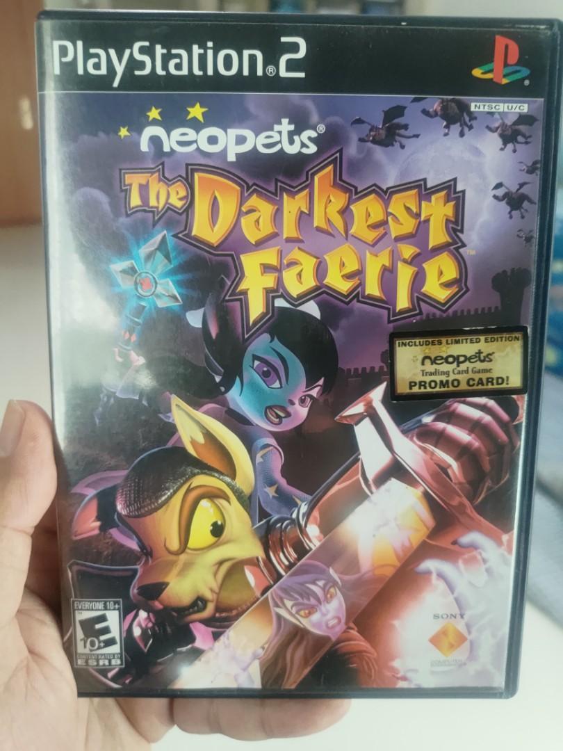 Neopets The Darkest Faerie Sony Playstation 2 PS2 Game