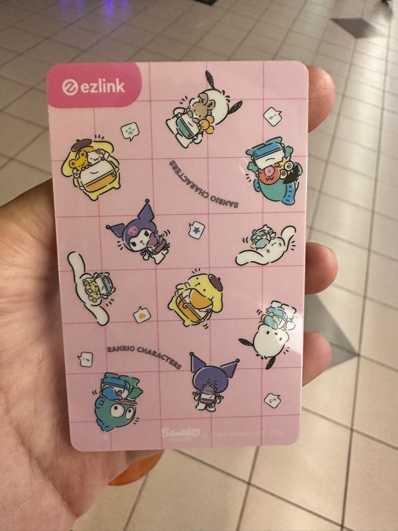 New Sanrio Ezlink Card used For Only One Day Tickets Vouchers new-sanrio-ezlink-card-used-for-only-one-day-tickets-vouchers