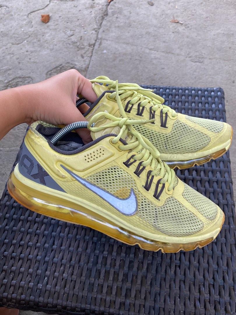 mens nike air max yellow
