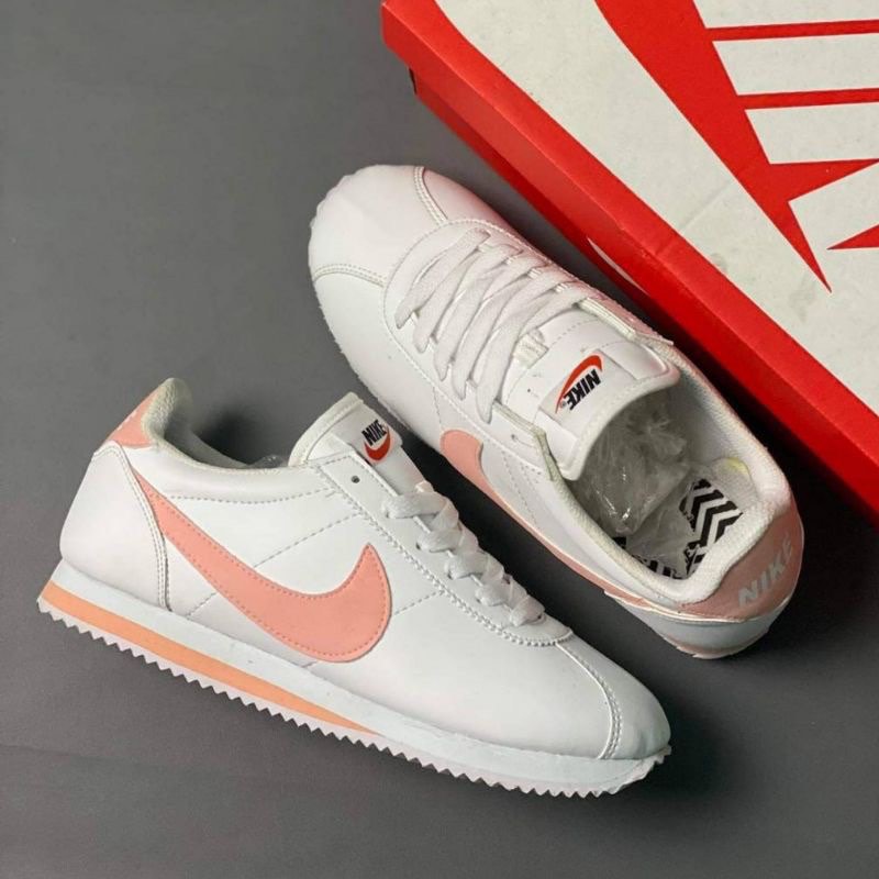 nike cortez peach