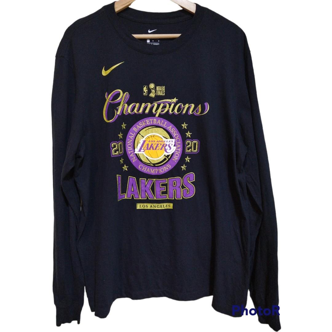 Nike Lakers 2020 Championship Shirt (Original), Men's Fashion, Tops & Sets,  Tshirts & Polo Shirts on Carousell