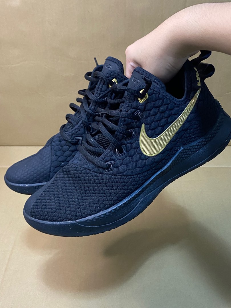 nike lebron witness 3 black gold