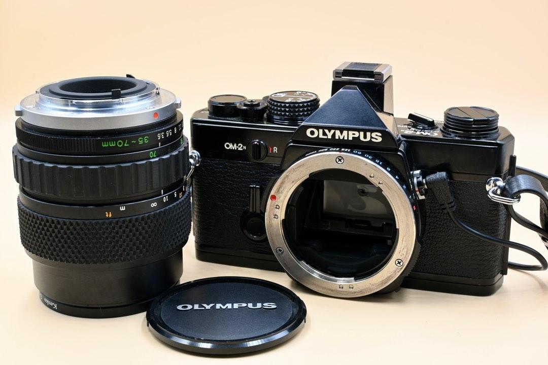 Olympus OM-2n with 35-70mm Zoom Lens and Recordata Back 2