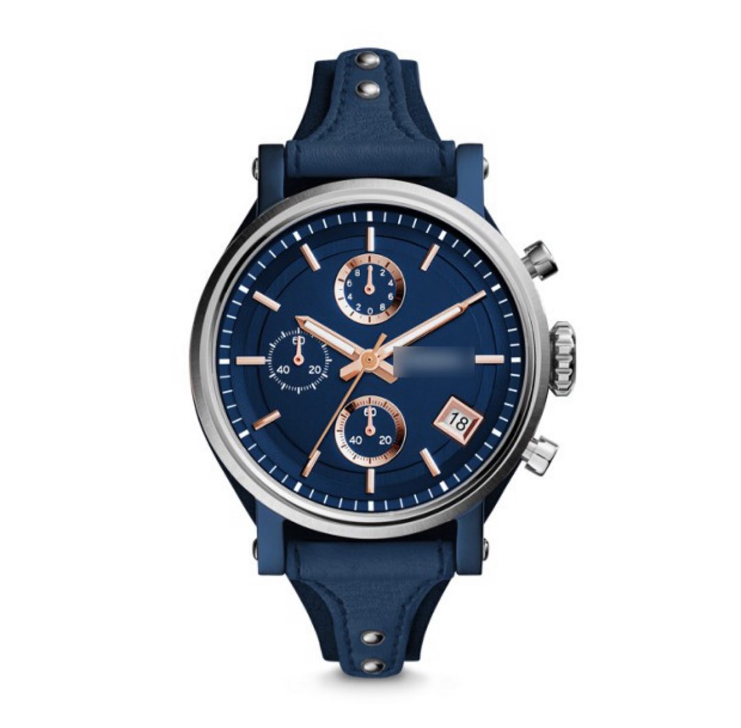 Original fossil ES4113 boyfriend chronograph leather watch