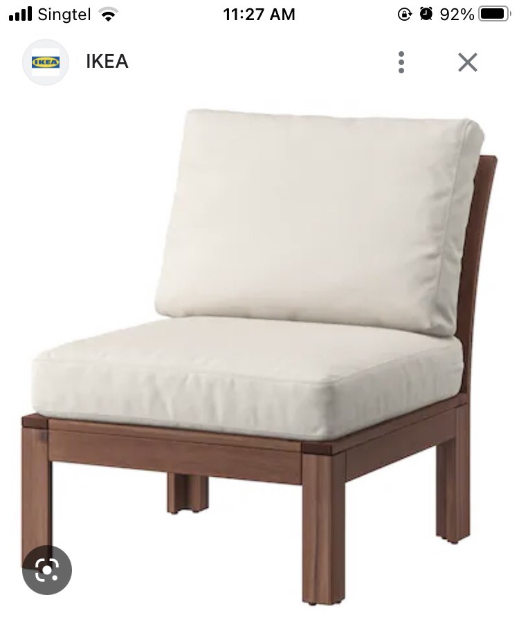 Outdoor patio chairs and table Ikea, Furniture & Home Living, Furniture