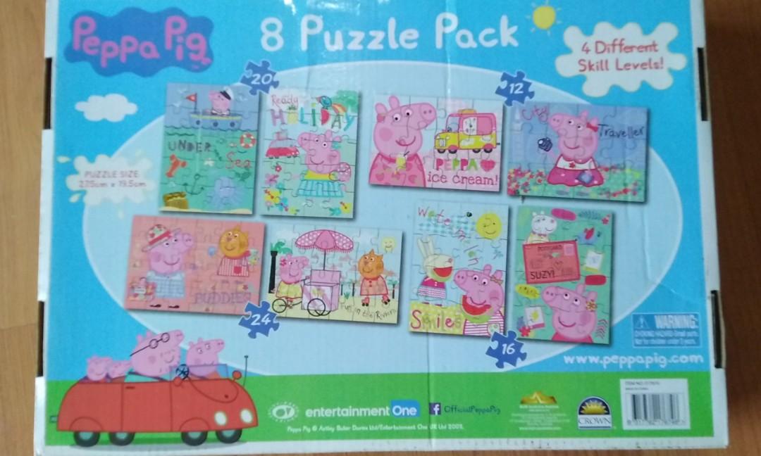 Peppa pig Jigsaw puzzles, Hobbies & Toys, Toys & Games on Carousell