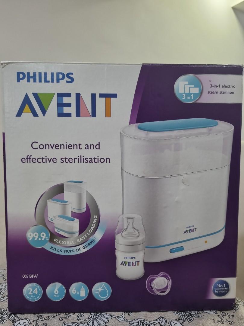 Philips Avent 3 in 1 Electric Steam Steriliser, Babies & Kids, Nursing ...