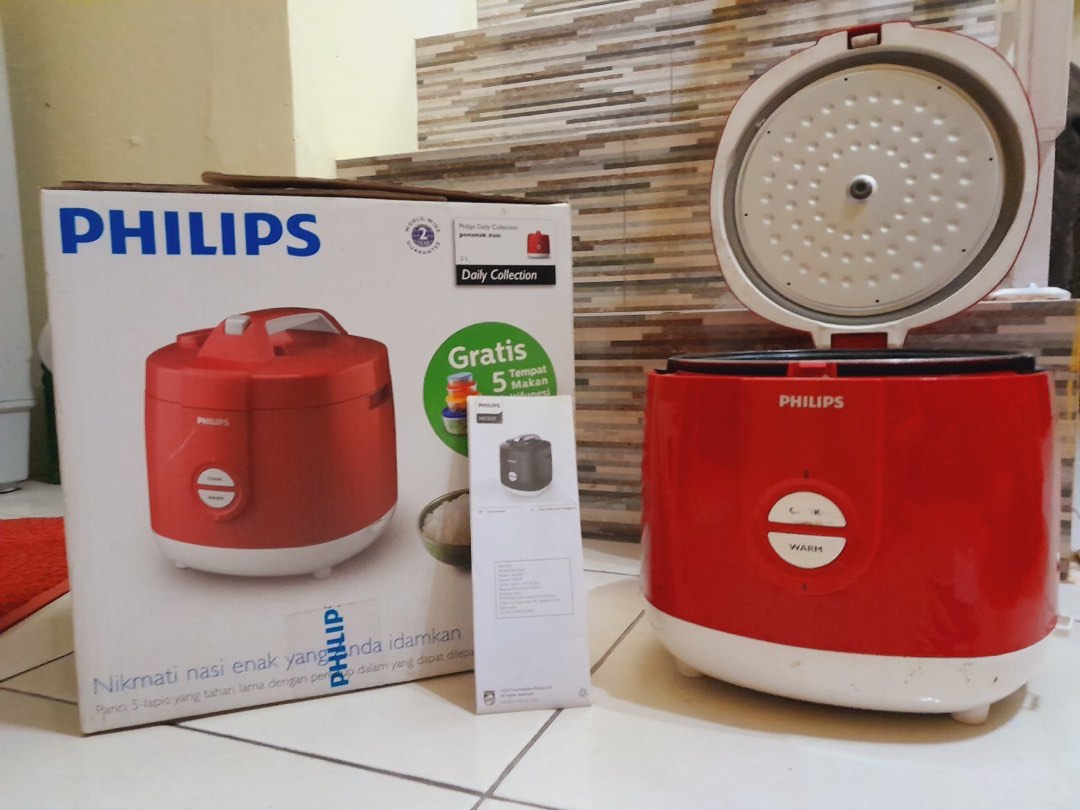 Philips Rice cooker/magic jar HD 3131, Kitchen & Appliances di Carousell
