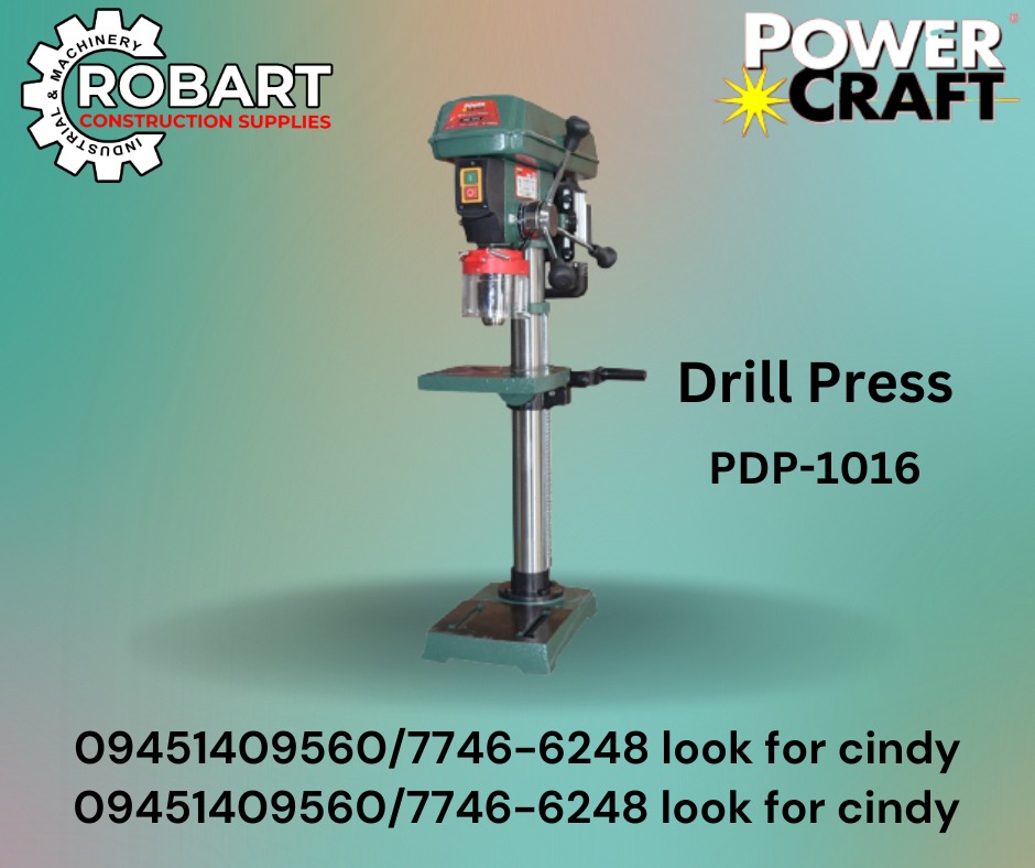 "Powercraft" Drill Press PDP 1016, Commercial & Industrial