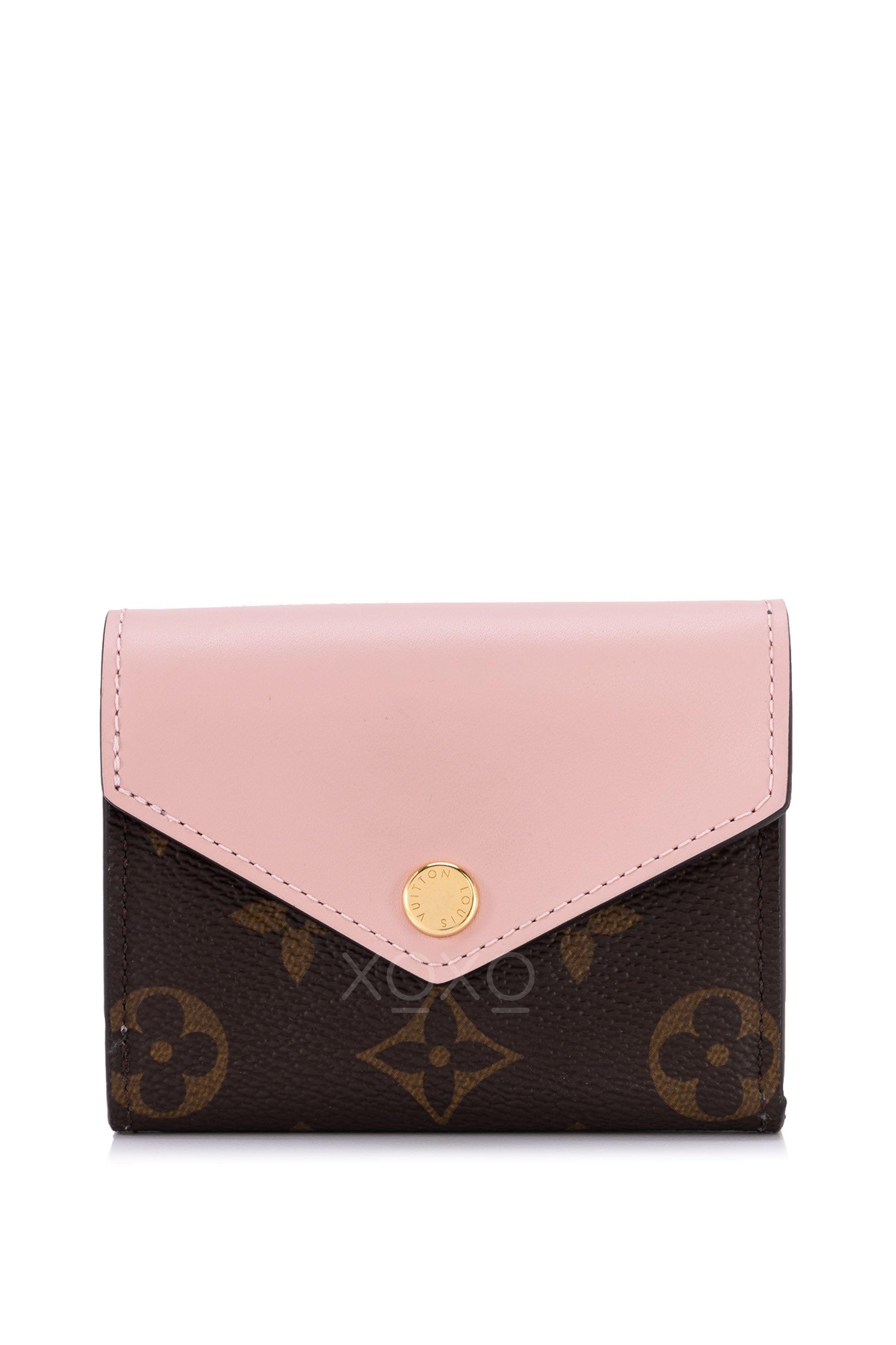 Pre-owned Louis Vuitton Leather Wallet In Pink