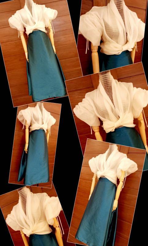 Modern filipiniana wrap around hotsell