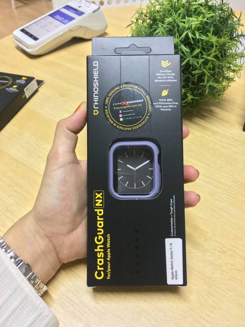 Rhinoshield CrashGuard NX for Apple Watch Series 7 ( 45mm ) - Lavender,  Mobile Phones & Gadgets, Mobile & Gadget Accessories, Cases & Covers on  Carousell