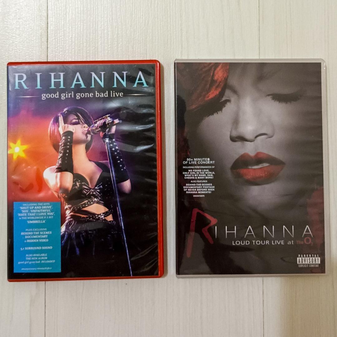 RIHANNA LIVE DVDS (GOOD GIRL GONE BAD and LOUD TOUR), Hobbies & Toys ...